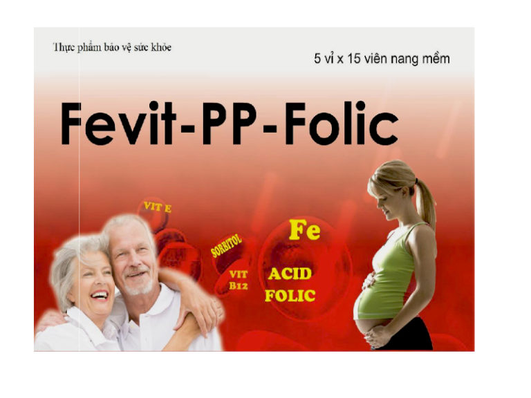 Hình ảnhFevit – PP – Folic: Bổ sung sắt, ngăn ngừa thiếu máu