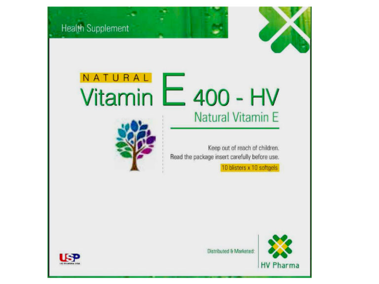 Hình ảnhNatural Vitamin E 400-HV: Chống oxi hóa và lão hóa