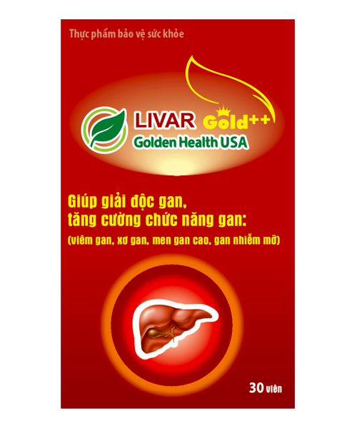Hình ảnhGolden Health LIVAR GOLD++: Giải Độc Gan, Tăng Cường Chức Năng Gan