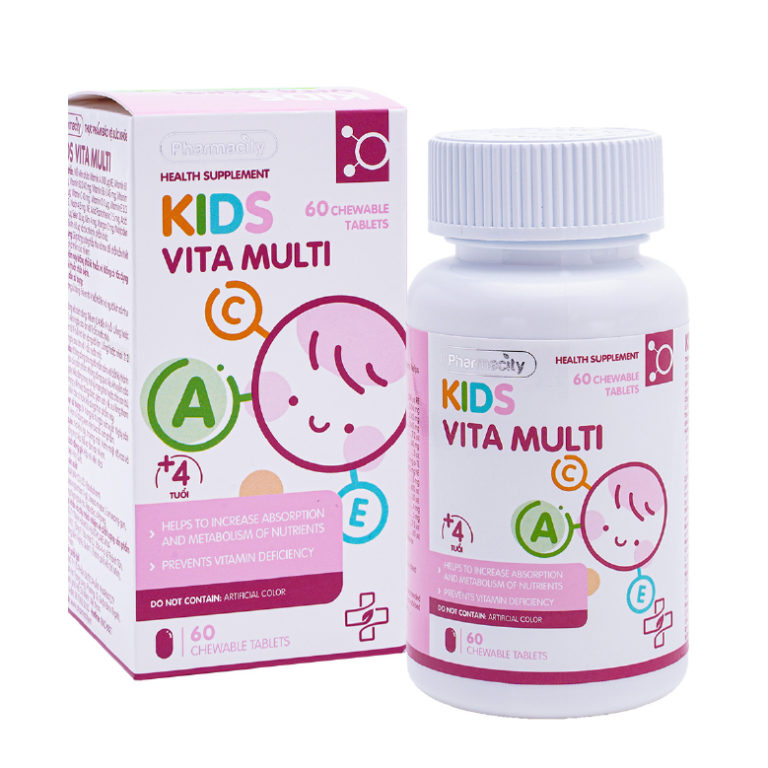 Hình ảnhPharmacity KIDS VITA MULTI: Viên bổ sung vitamin