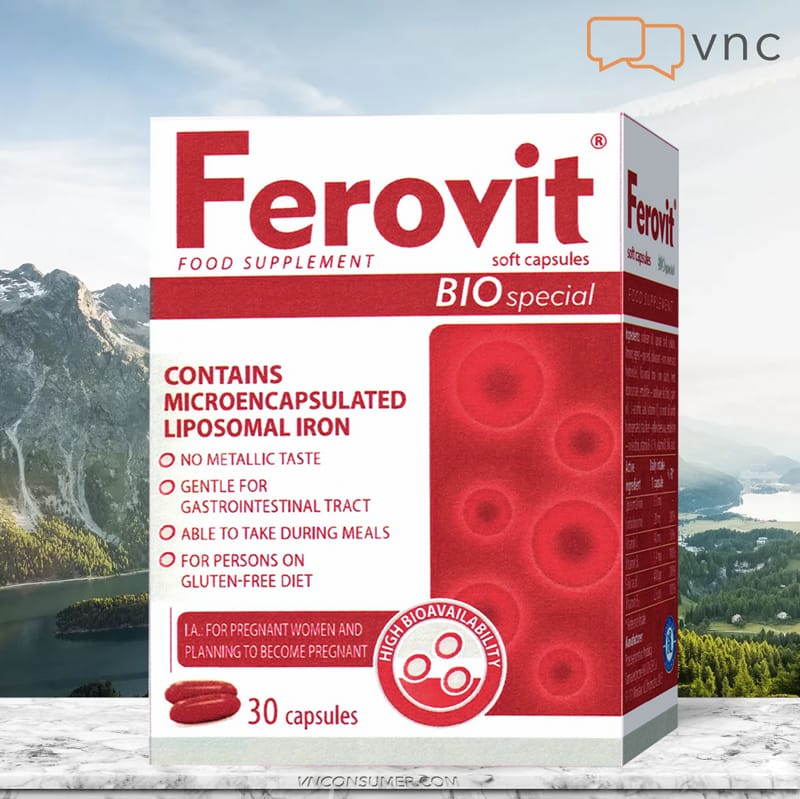 Hình ảnh Viên bổ sung sắt FEROVIT Bio Special